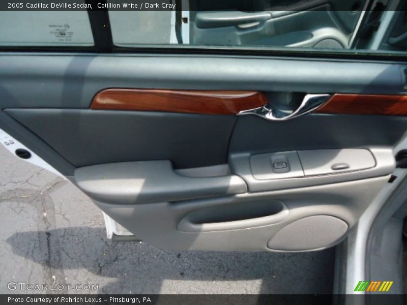 Cotillion White / Dark Gray 2005 Cadillac DeVille Sedan