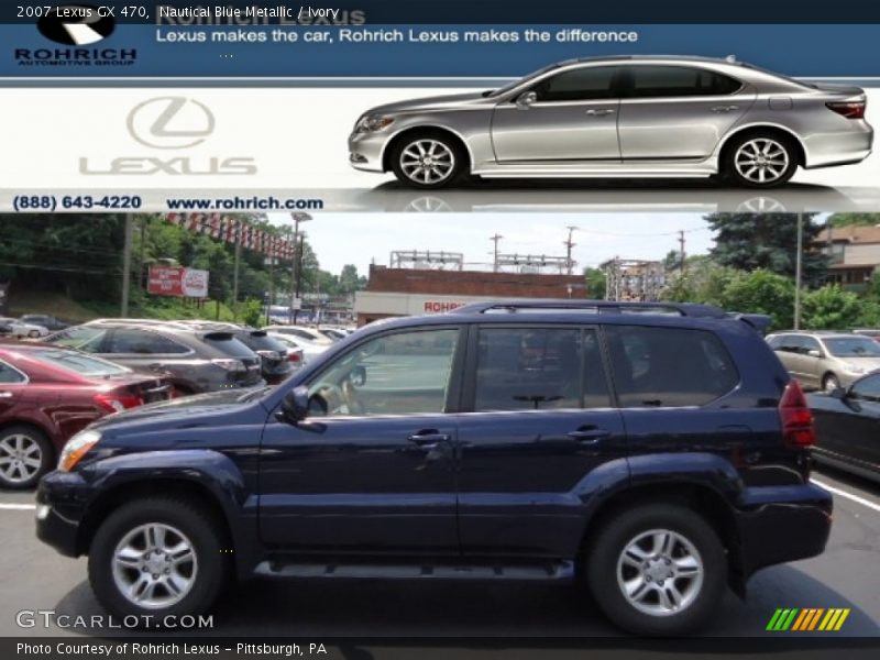 Nautical Blue Metallic / Ivory 2007 Lexus GX 470