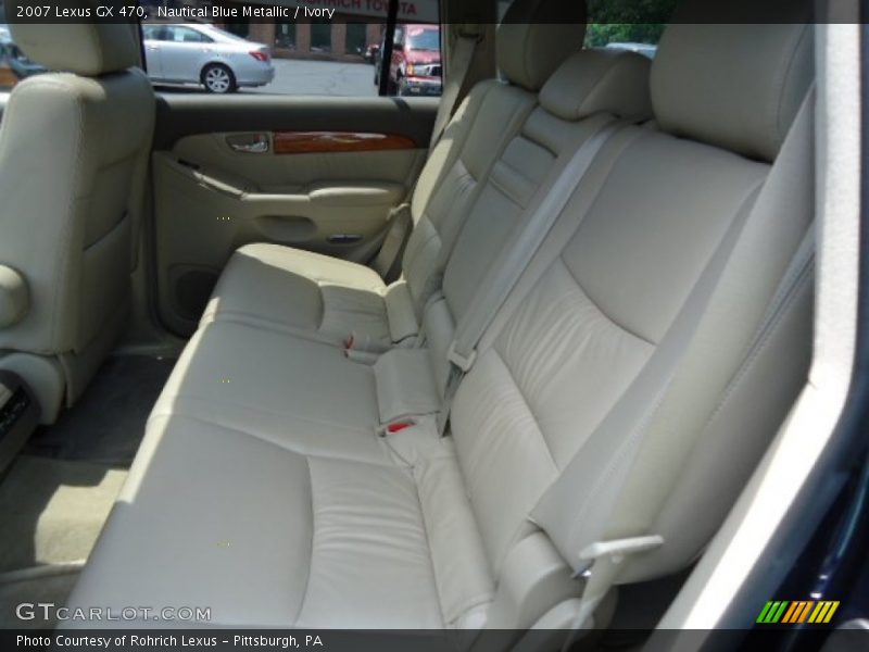 Rear Seat of 2007 GX 470