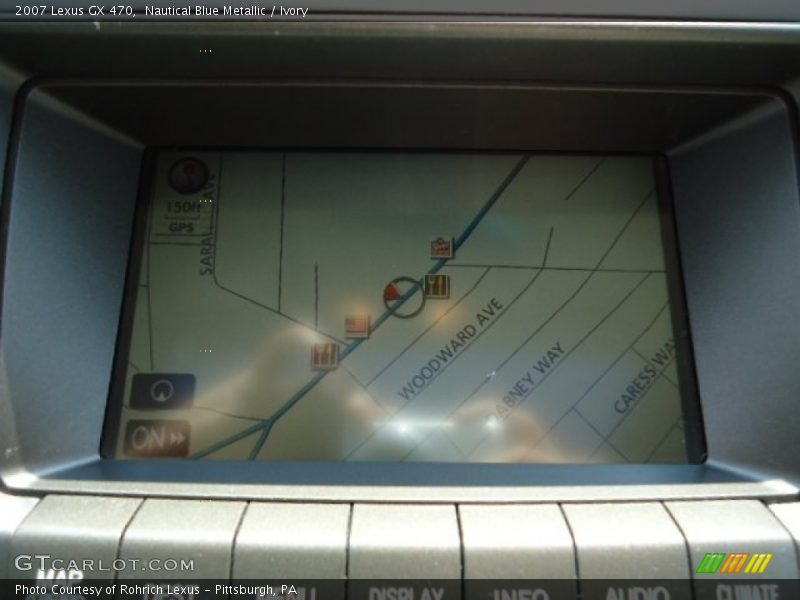Navigation of 2007 GX 470