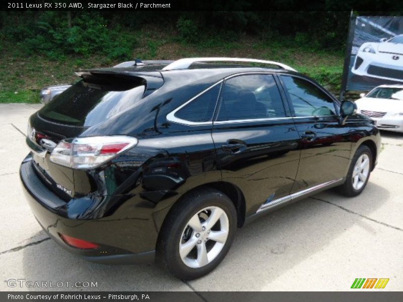Stargazer Black / Parchment 2011 Lexus RX 350 AWD
