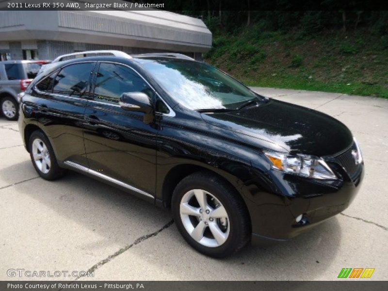 Stargazer Black / Parchment 2011 Lexus RX 350 AWD