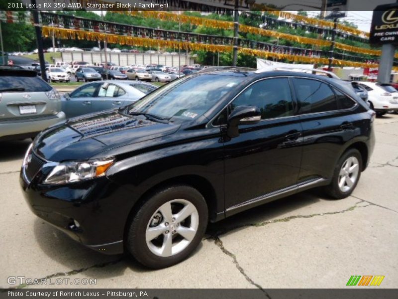 Stargazer Black / Parchment 2011 Lexus RX 350 AWD