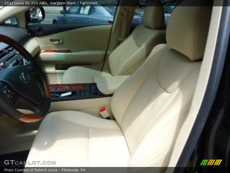 Stargazer Black / Parchment 2011 Lexus RX 350 AWD