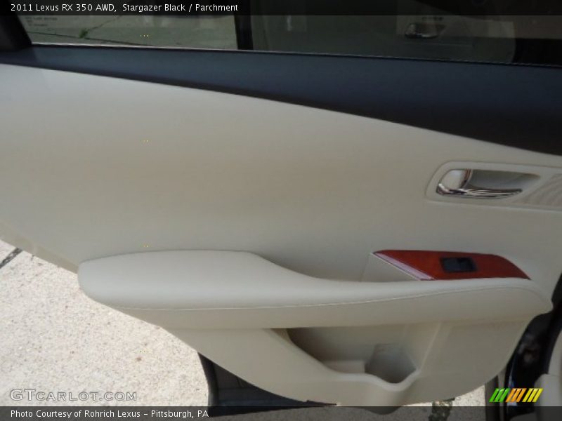 Stargazer Black / Parchment 2011 Lexus RX 350 AWD