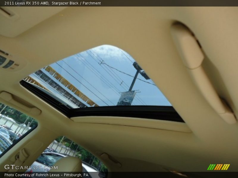 Stargazer Black / Parchment 2011 Lexus RX 350 AWD