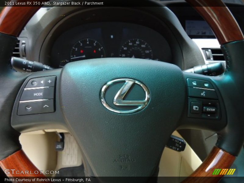 Stargazer Black / Parchment 2011 Lexus RX 350 AWD