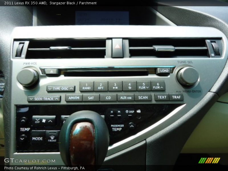 Stargazer Black / Parchment 2011 Lexus RX 350 AWD