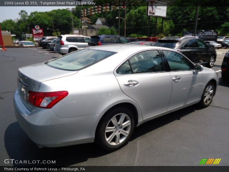 Tungsten Silver Pearl / Light Gray 2009 Lexus ES 350