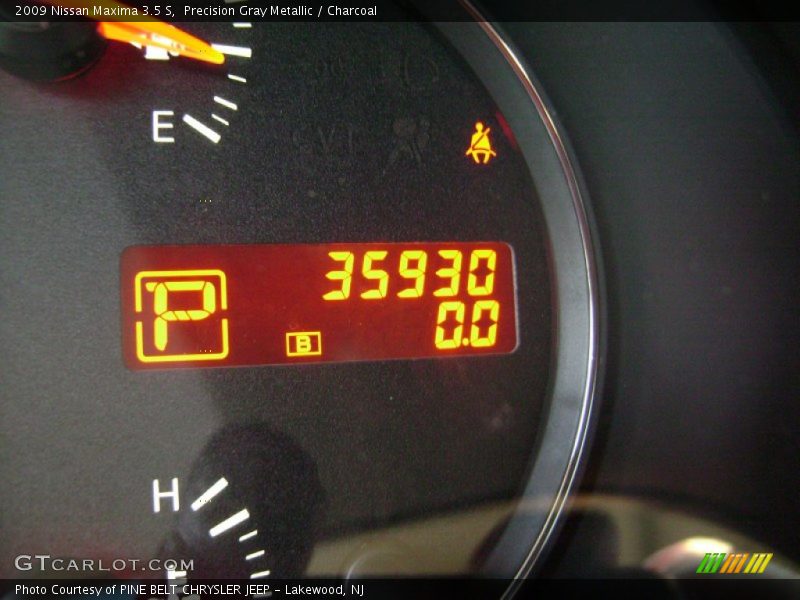 Precision Gray Metallic / Charcoal 2009 Nissan Maxima 3.5 S
