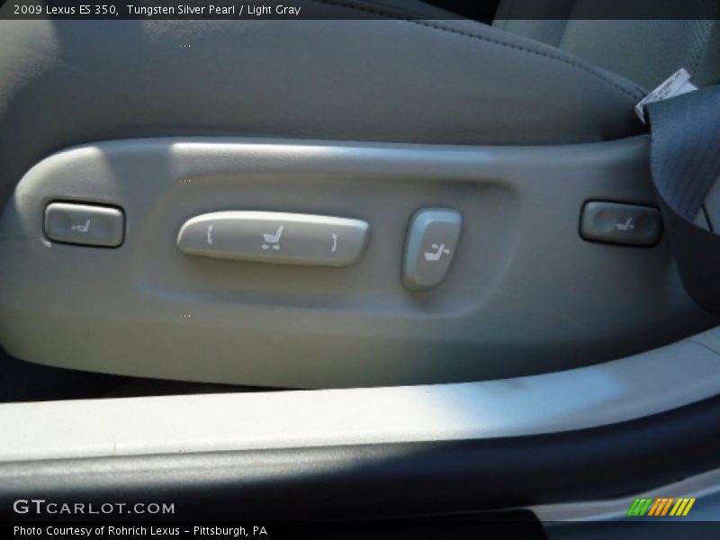 Tungsten Silver Pearl / Light Gray 2009 Lexus ES 350