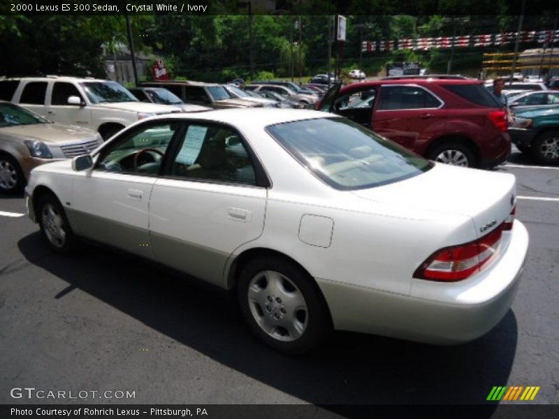 Crystal White / Ivory 2000 Lexus ES 300 Sedan