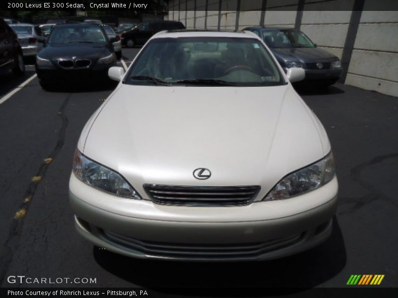 Crystal White / Ivory 2000 Lexus ES 300 Sedan