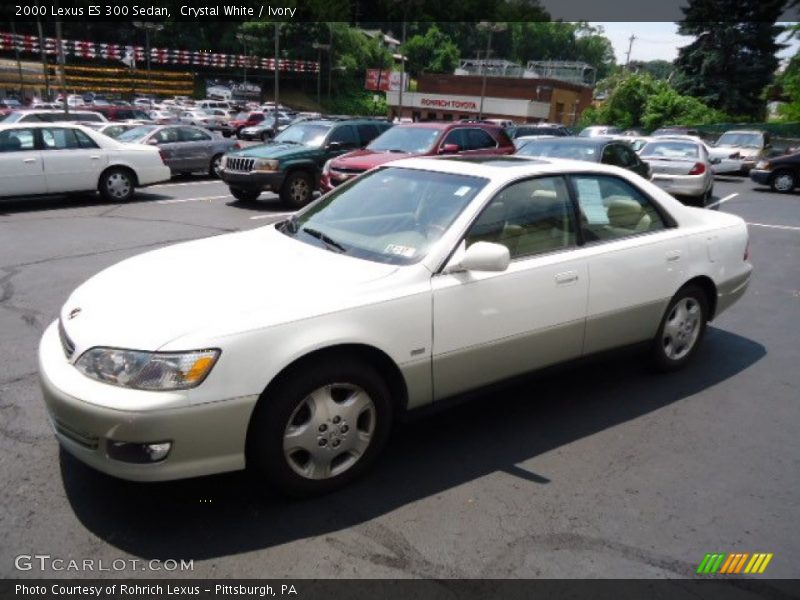 Crystal White / Ivory 2000 Lexus ES 300 Sedan