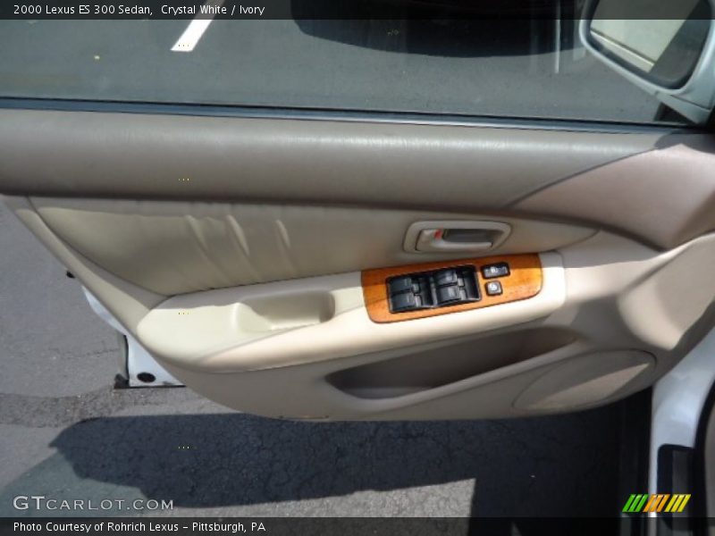 Crystal White / Ivory 2000 Lexus ES 300 Sedan