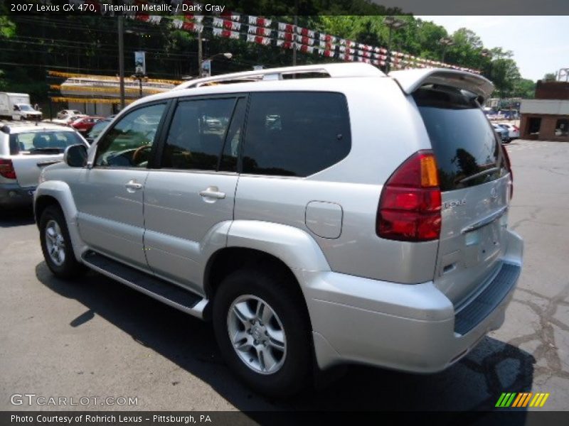 Titanium Metallic / Dark Gray 2007 Lexus GX 470