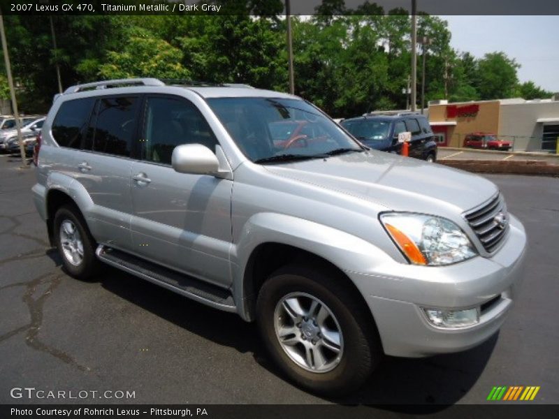 Titanium Metallic / Dark Gray 2007 Lexus GX 470