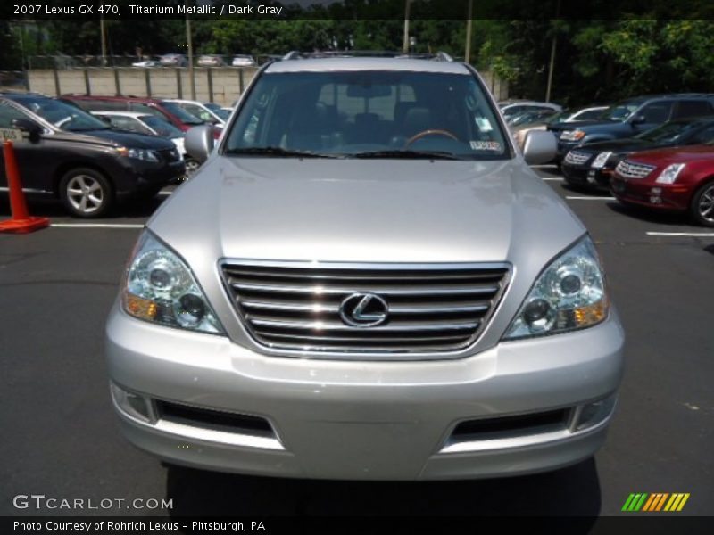 Titanium Metallic / Dark Gray 2007 Lexus GX 470