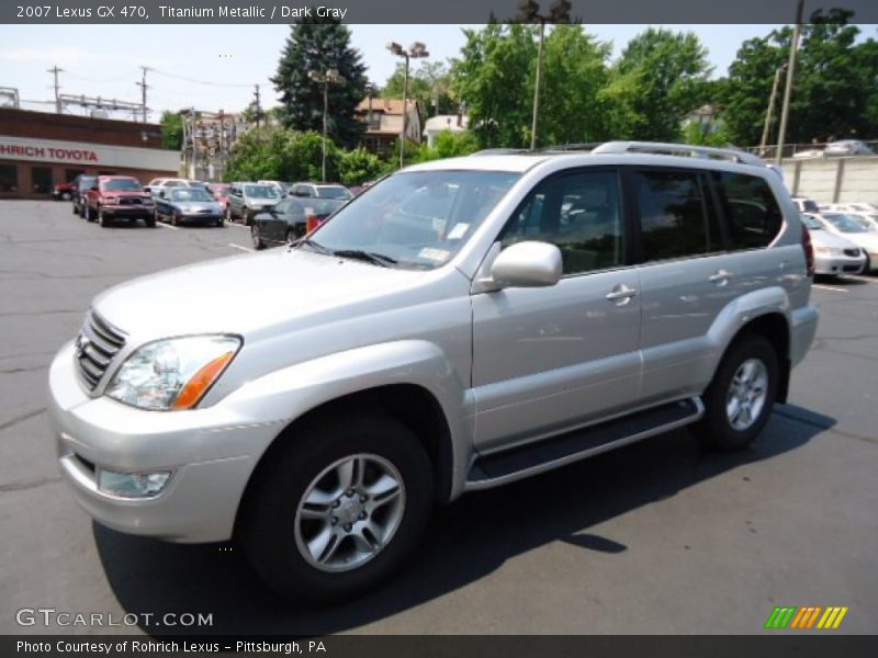 Titanium Metallic / Dark Gray 2007 Lexus GX 470
