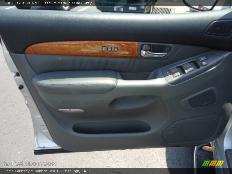 Titanium Metallic / Dark Gray 2007 Lexus GX 470