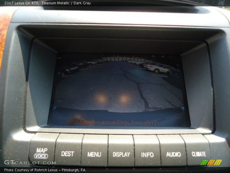 Titanium Metallic / Dark Gray 2007 Lexus GX 470