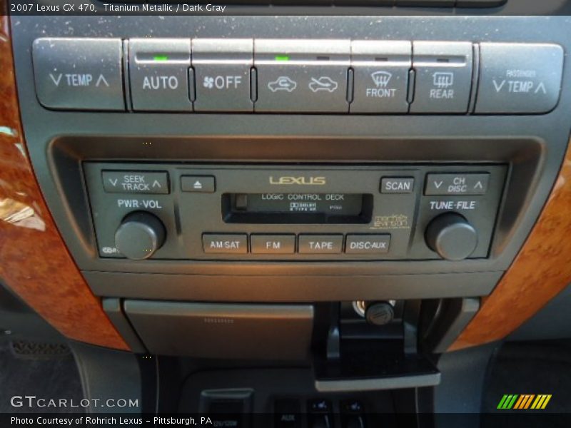 Titanium Metallic / Dark Gray 2007 Lexus GX 470