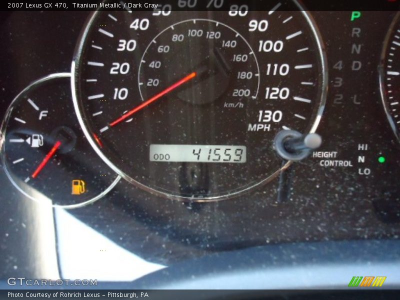 Titanium Metallic / Dark Gray 2007 Lexus GX 470