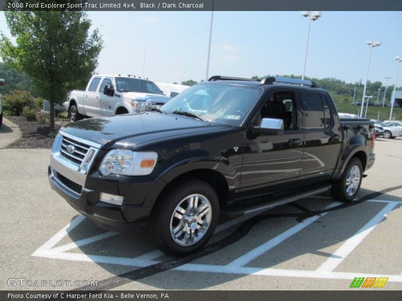 Black / Dark Charcoal 2008 Ford Explorer Sport Trac Limited 4x4