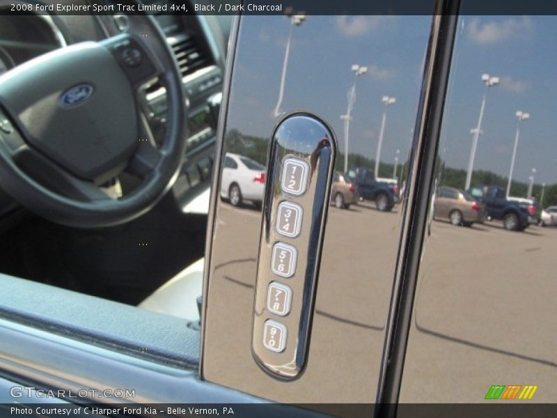 Black / Dark Charcoal 2008 Ford Explorer Sport Trac Limited 4x4