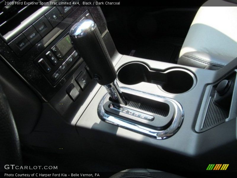 Black / Dark Charcoal 2008 Ford Explorer Sport Trac Limited 4x4