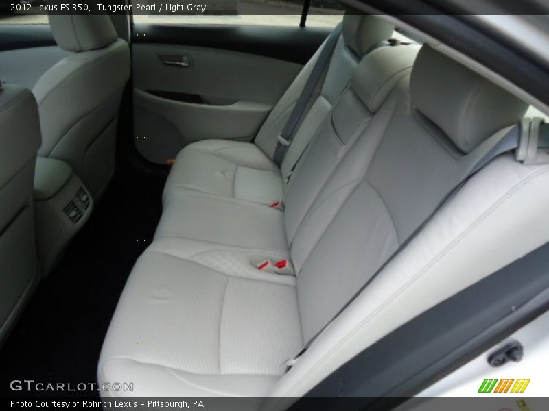 Tungsten Pearl / Light Gray 2012 Lexus ES 350