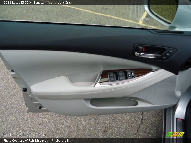 Tungsten Pearl / Light Gray 2012 Lexus ES 350