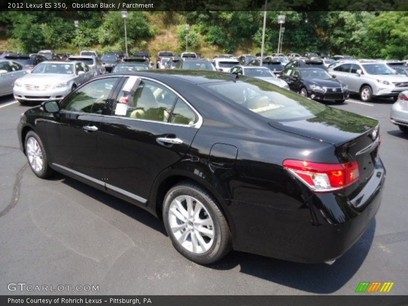 Obsidian Black / Parchment 2012 Lexus ES 350