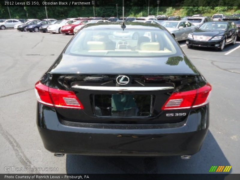 Obsidian Black / Parchment 2012 Lexus ES 350