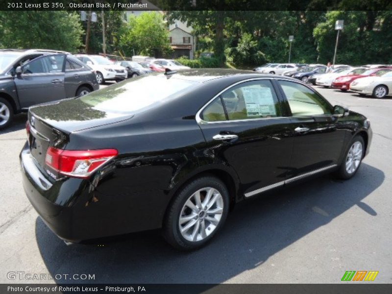 Obsidian Black / Parchment 2012 Lexus ES 350