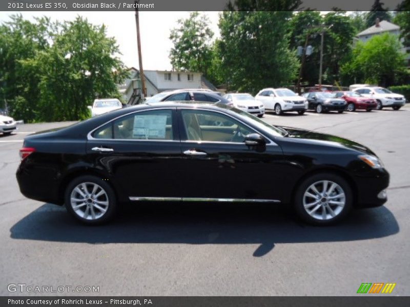 Obsidian Black / Parchment 2012 Lexus ES 350