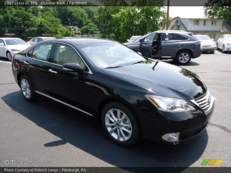 Obsidian Black / Parchment 2012 Lexus ES 350