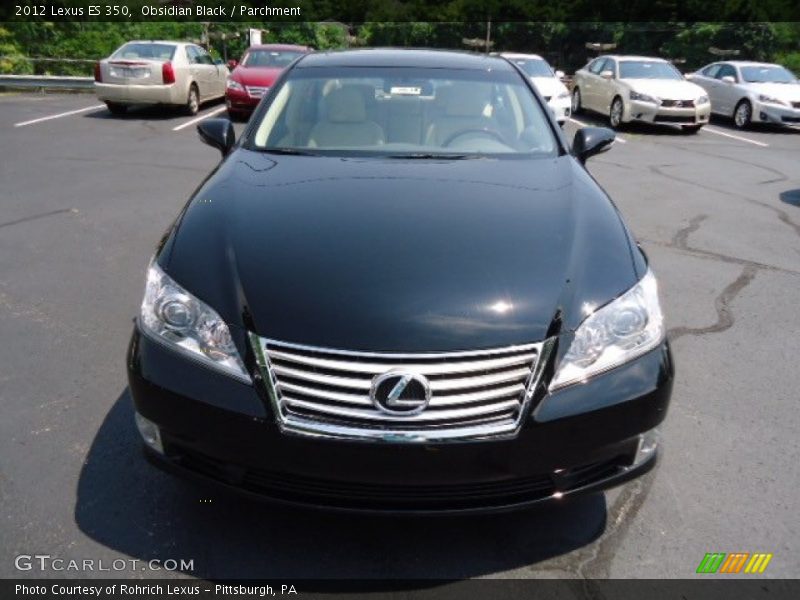 Obsidian Black / Parchment 2012 Lexus ES 350