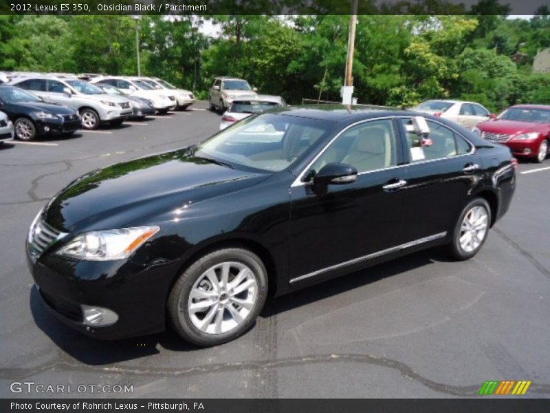 Obsidian Black / Parchment 2012 Lexus ES 350