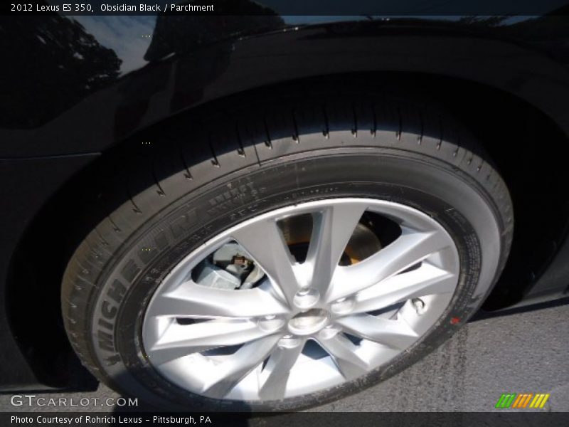 Obsidian Black / Parchment 2012 Lexus ES 350