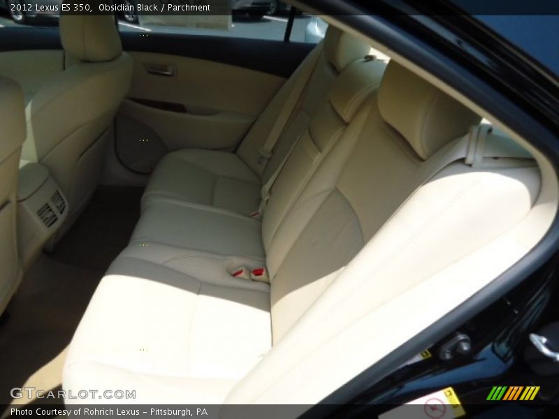 Obsidian Black / Parchment 2012 Lexus ES 350