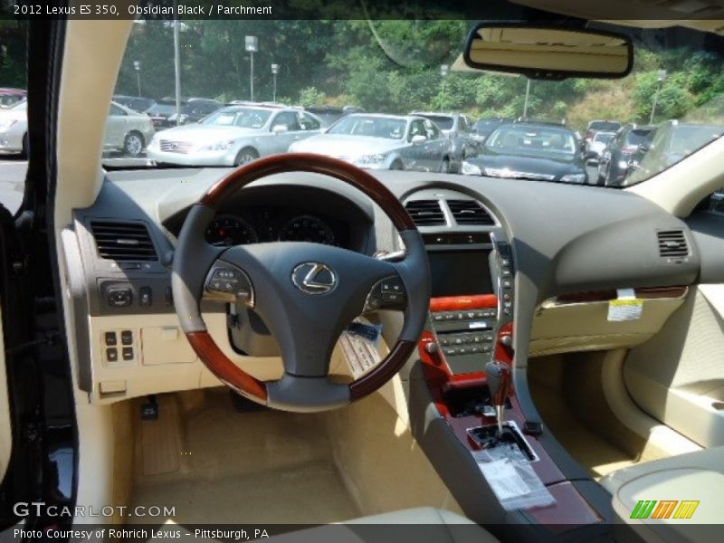Obsidian Black / Parchment 2012 Lexus ES 350