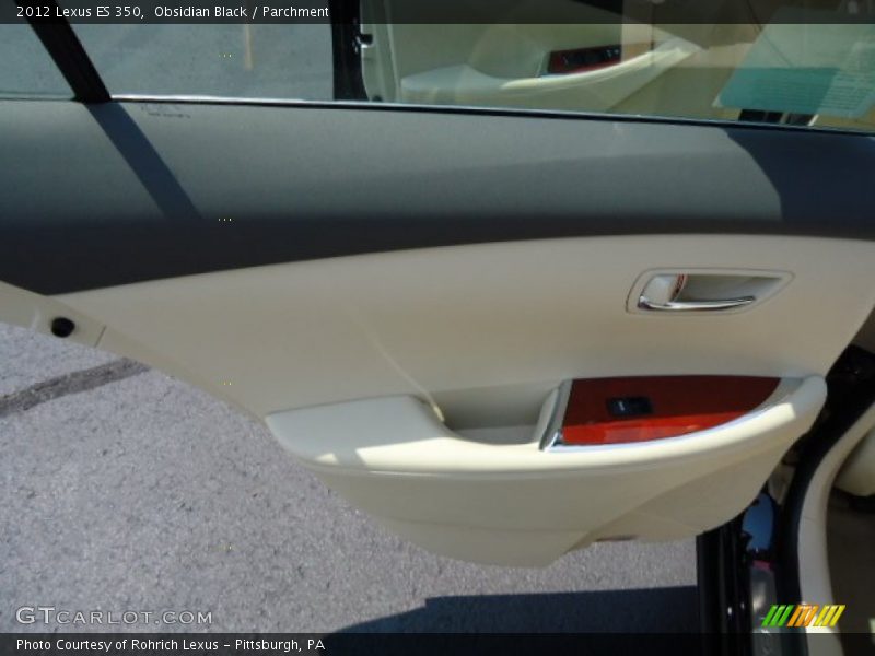 Obsidian Black / Parchment 2012 Lexus ES 350