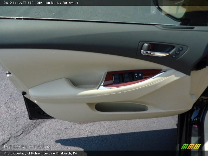 Obsidian Black / Parchment 2012 Lexus ES 350