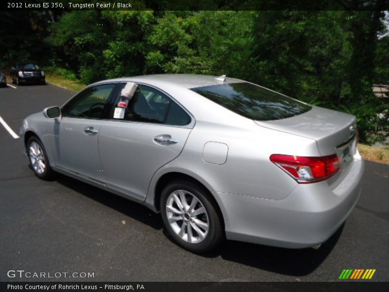 Tungsten Pearl / Black 2012 Lexus ES 350