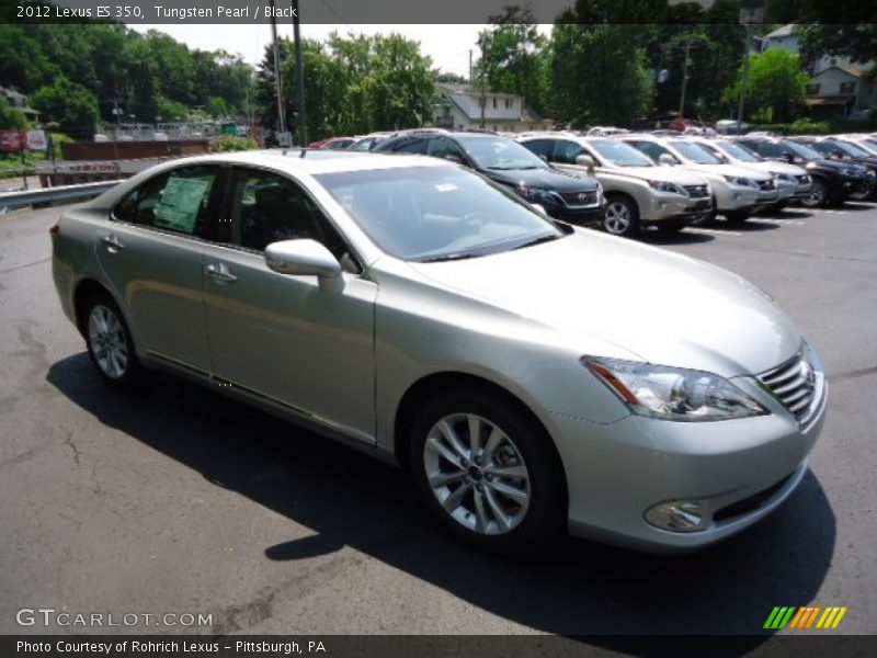 Tungsten Pearl / Black 2012 Lexus ES 350