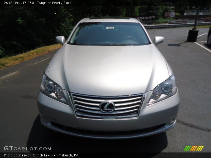 Tungsten Pearl / Black 2012 Lexus ES 350