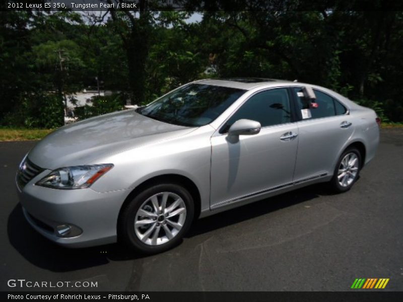 Tungsten Pearl / Black 2012 Lexus ES 350