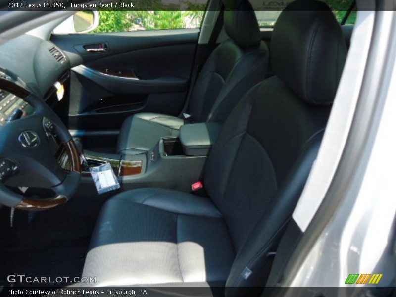 Tungsten Pearl / Black 2012 Lexus ES 350