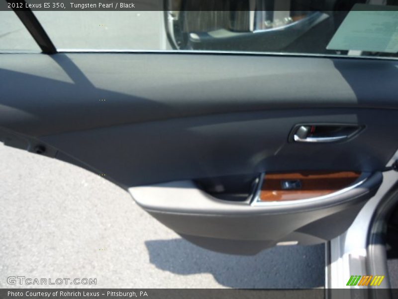 Tungsten Pearl / Black 2012 Lexus ES 350
